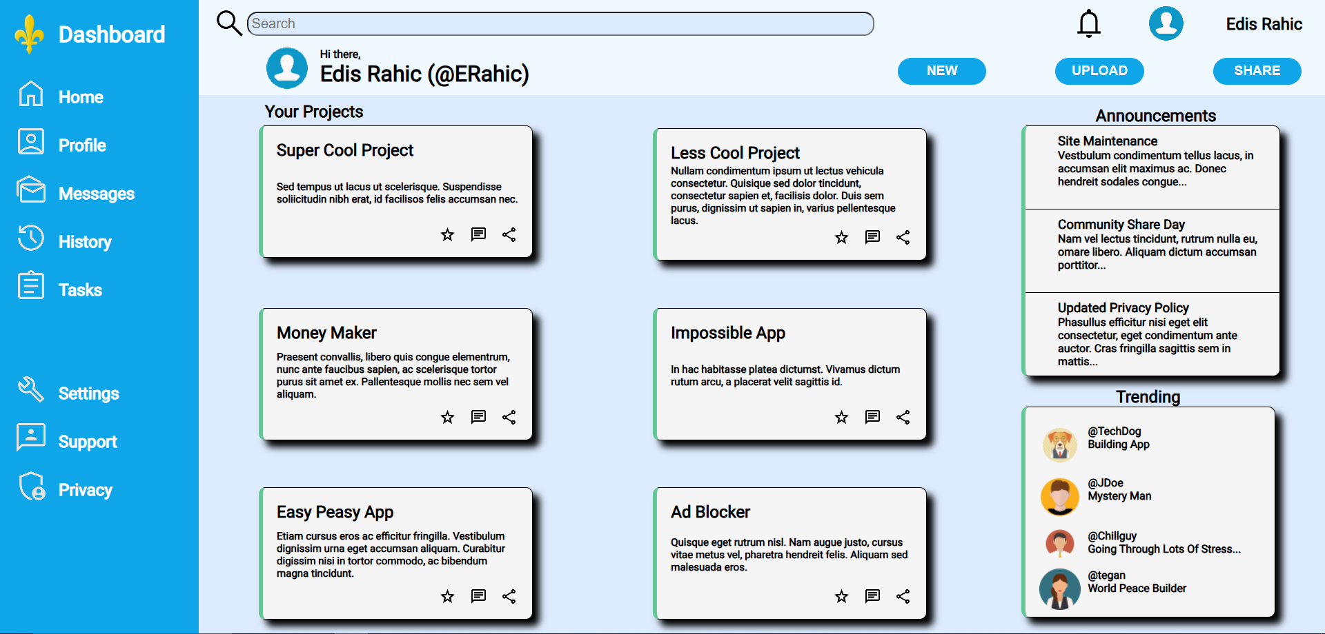 Admin Dashboard